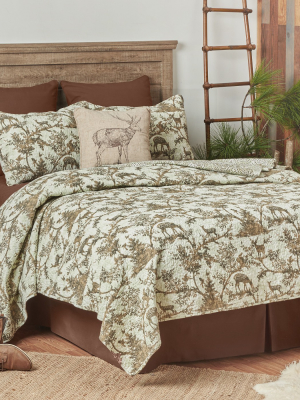 C&f Home Hemlock Trails Rustic Lodge Quilt Mini Set