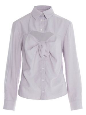 Jacquemus Cut-out Tie Front Shirt