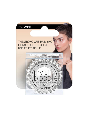 Invisibobble Power Hair Ring - Crystal Clear - 3pk