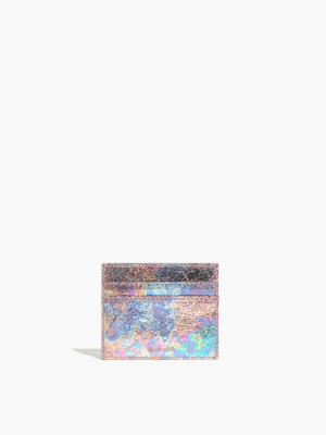 The Leather Card Case: Iridescent Edition