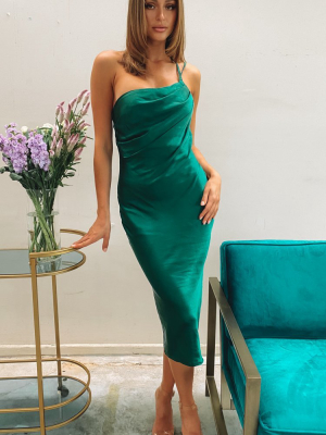 Adella Midi Dress Emerald