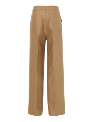 Wool-blend Wide-leg Pants