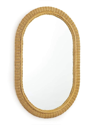 Regina Andrew Bonjour Rattan Mirror