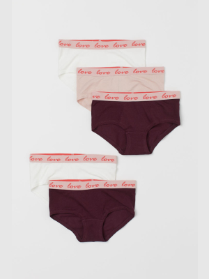 5-pack Cotton Hipster Briefs