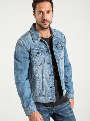 Denim Jacket In Greenland Wash