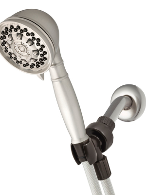 6 Mode Power Pulse Hand Held Shower Head Brushed Nickel - Waterpik