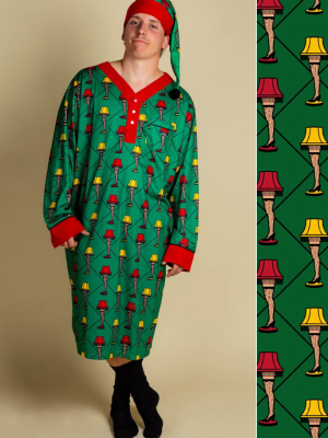 The Fragile | Green Lampshade Christmas Nightgown And Cap