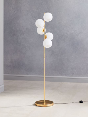 Staggered Glass 5-light Floor Lamp