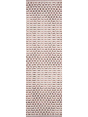 Montauk Charcoal/peach/ivory Runner Rug