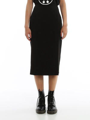 Moschino Side Slit Midi Skirt