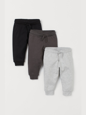 3-pack Sweatpants