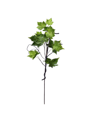 Vickerman 40" Artificial Green Plantanus Leaf Spray.