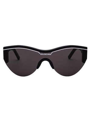 Balenciaga Eyewear Logo Bike Sunglasses