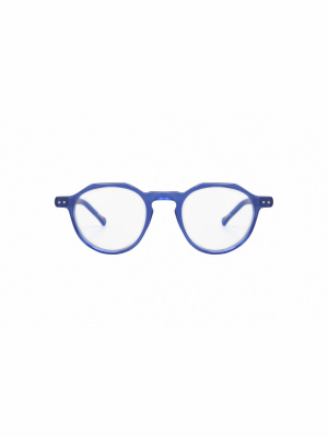 Lesca Icon Round Frame Glasses