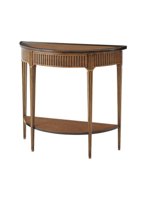 The Provincial Bowed Console Table