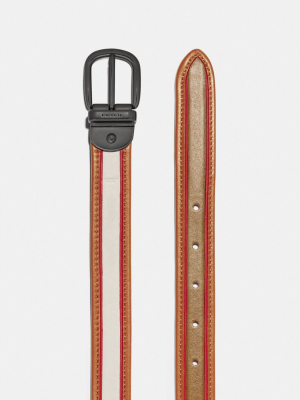 Harness Buckle Reversible Belt, 25mm