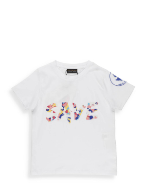 Save The Duck Kids Graphic Save Printed T-shirt