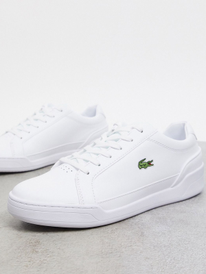 Lacoste Challenge Sneakers In White Leather