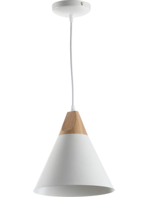 Cicely Pendant White/light Brown