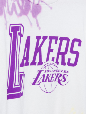 Nba Los Angeles Lakers Tie Dye Flea Market Long Sleeve Tee
