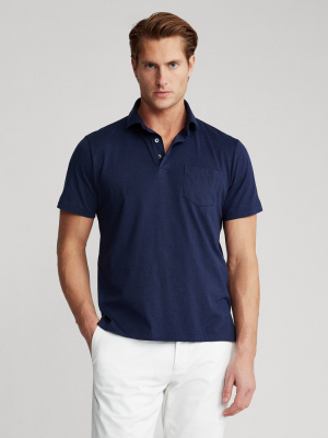 Custom Slim Fit Jersey Polo Shirt