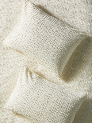 Textured Nori Shams, Set Of 2