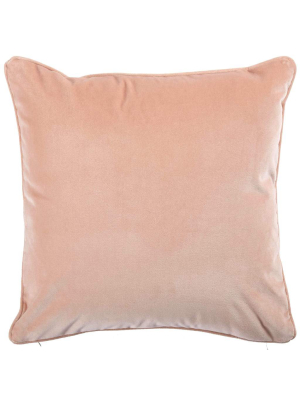 Lacefield Designs Perry Velvet Pillow W/ Self Pipe