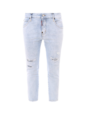 Dsquared2 Distressed Cropped Jeans