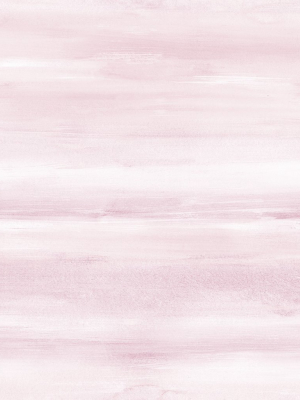 Watercolor Wallpaper In Blush From The Day Dreamers Collection By Seabrook Wallcoverings