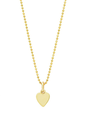 Mini Heart Charm Necklace