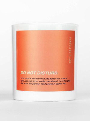 Do Not Disturb Candle