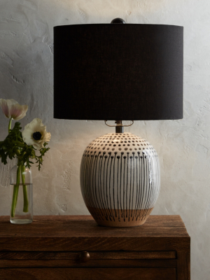 Uteki Painted Table Lamp