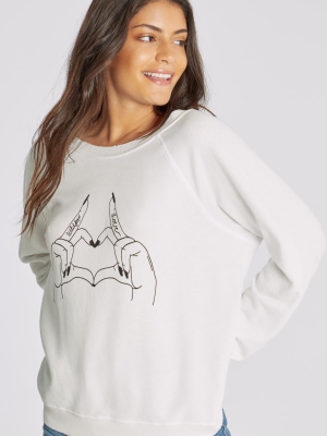 Girl Gang Sommers Sweatshirt | Vanilla