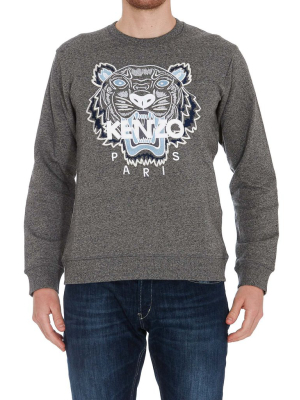 Kenzo Tiger Embroidered Crewneck Sweatshirt