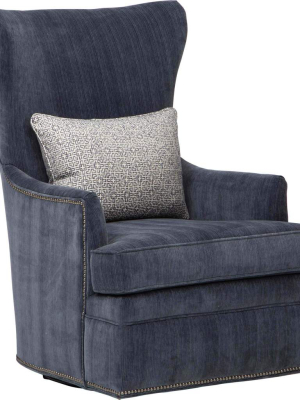 Beck Swivel Chair, Emory Navy