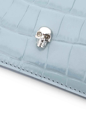 Alexander Mcqueen Skull Zipped Cardholder