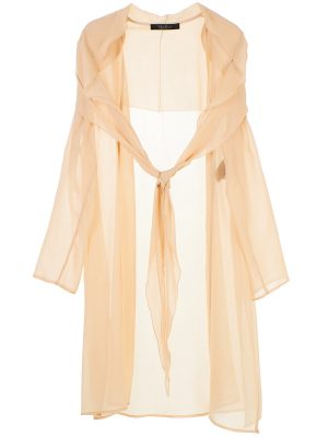 Max Mara Ghirba Sheer Duster Coat