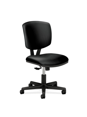 Volt Leather Task/office Chair Black - Hon