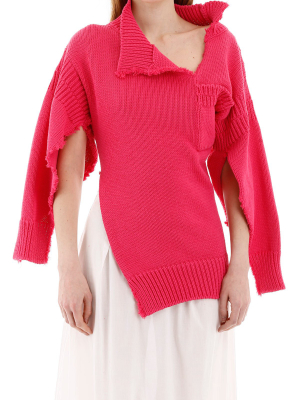 Marni Raw Cut Distressed Knitted Sweater