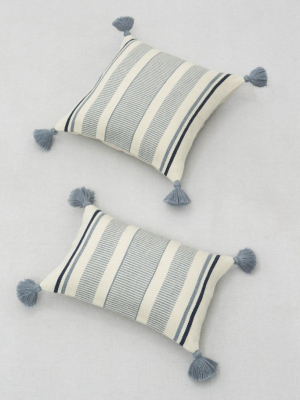 Pais Textil Light Blue Cierre Alpaca Pillow Cover
