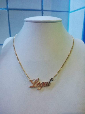Legal Tag Necklace