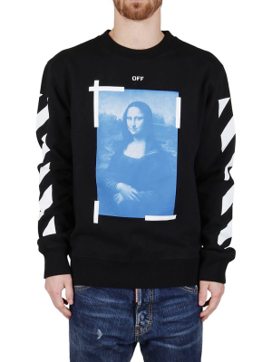 Off-white Monalisa Print Sweatshirt