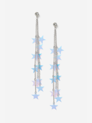 **christmas Star Sequin Drop Earrings