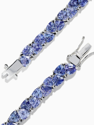 Effy 925 Sterling Silver Tanzanite Tennis Bracelet, 18.62 Tcw