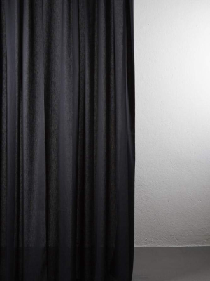 Shade Outdoor Curtain - Extra Wide 300cm /118" Black 13