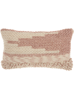 Texture Gradient Lumbar Throw Pillow - Mina Victory