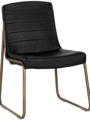 Anton Side Chair, Vintage Black, Set Of 2