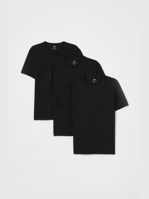 3-pack Slim Fit T-shirts