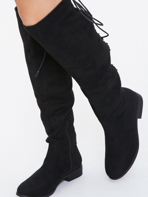 Lace-up Knee-high Boots