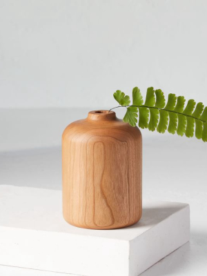 Melanie Abrantes Hardwood Vase - Short